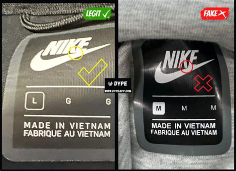 fake nike jacket tag|how to check if nikes are legit.